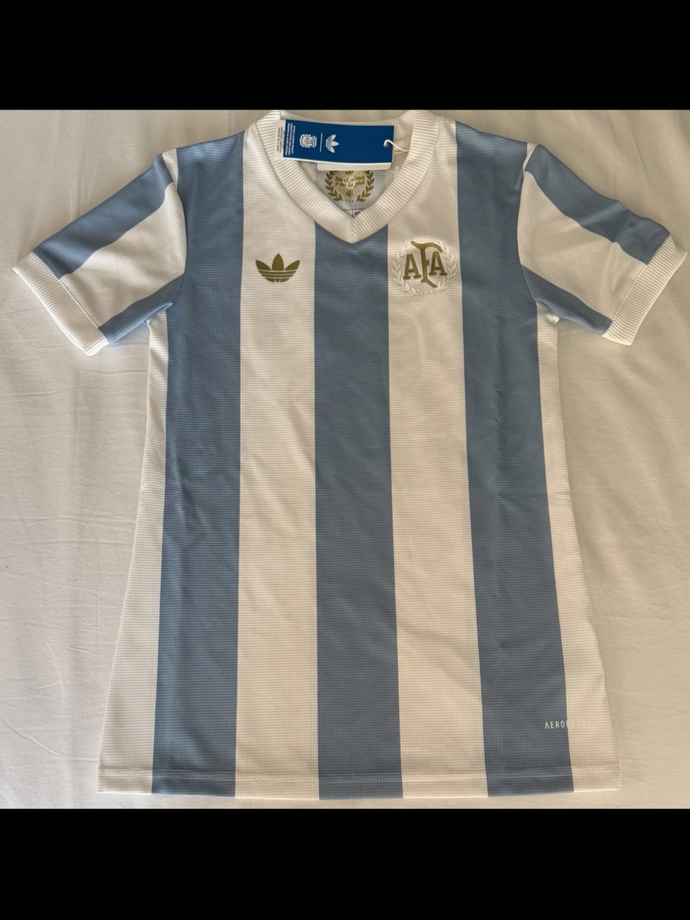 Adidas Argentina National Team 50th Anniversary Jersey JL9550 Women’s Sz: 2XS